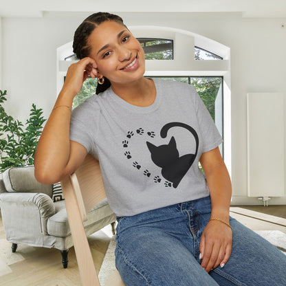 Paws of Love Adult T-shirt