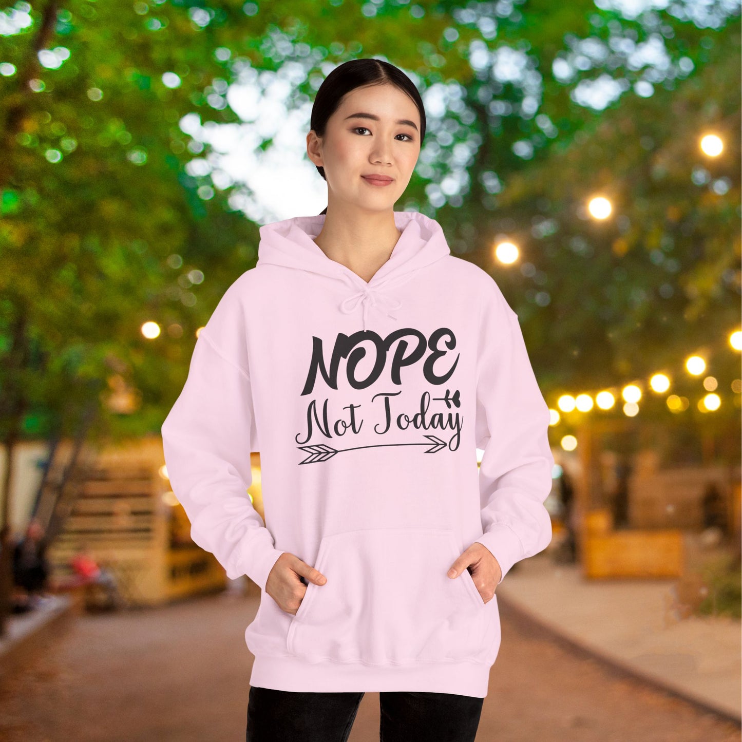 Nope Not Today Heavy Blend™ Hooded Sweatshirt
