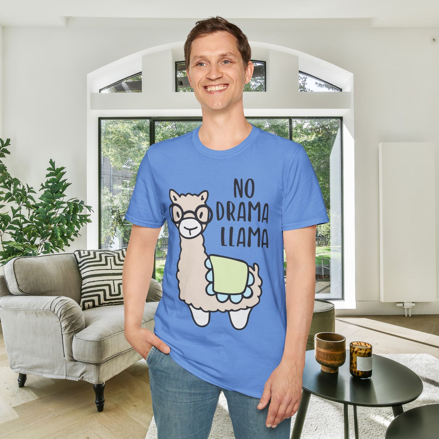 No Drama Llama Adult T-shirt
