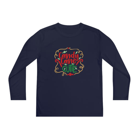 Candy Cane Cutie Youth Long Sleeve Tee