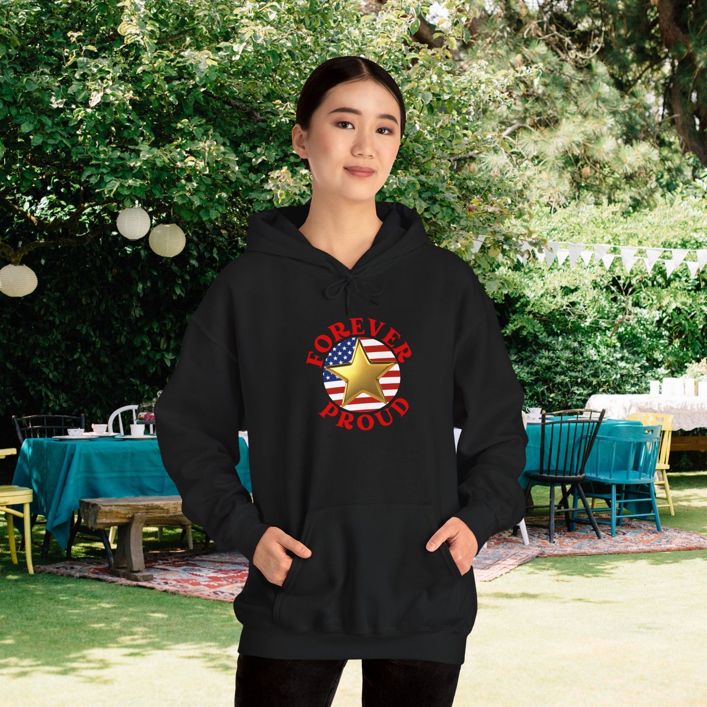 Gold Star Grandma Heavy Blend™ Hooded Sweatshirt