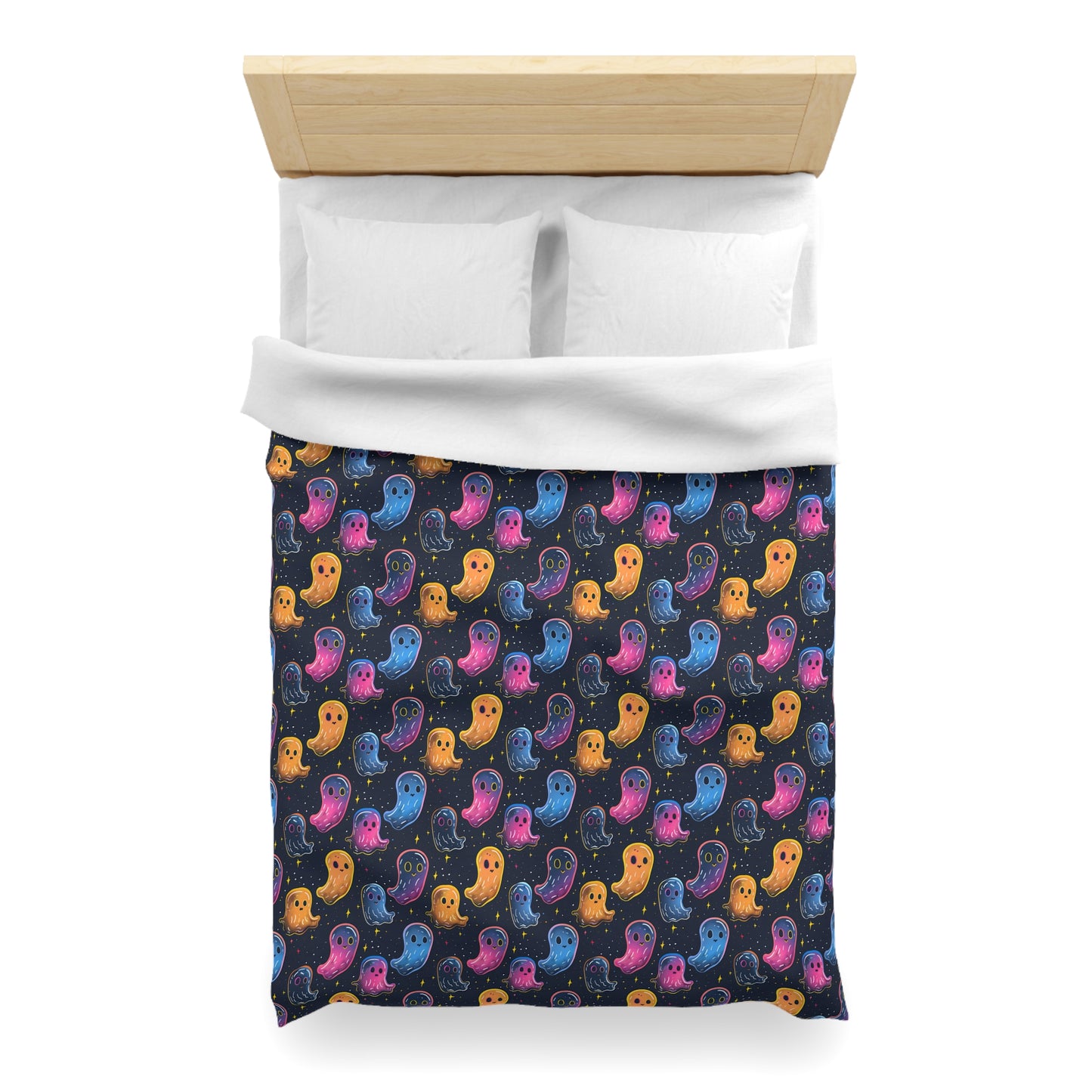 Neon Haunters Microfiber Duvet Cover