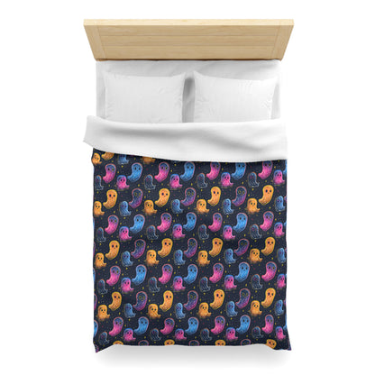 Neon Haunters Microfiber Duvet Cover