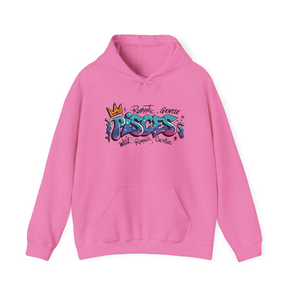 Pisces Street Art Heavy Blend™ Hooded Sweatshirt