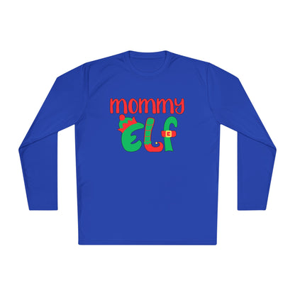 Mommy Elf Adult Long Sleeve Tee