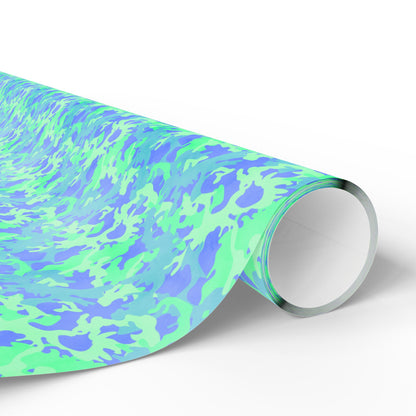 Glacier Grove Camo Wrapping Paper