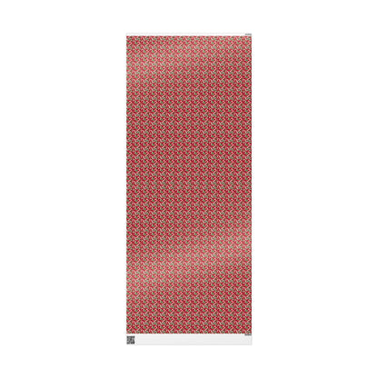 Holiday Cane Craze Wreaths Wrapping Paper