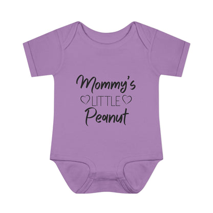 Mommy's Little Peanut Infant Baby Rib Bodysuit