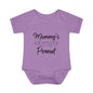 Mommy's Little Peanut Infant Baby Rib Bodysuit