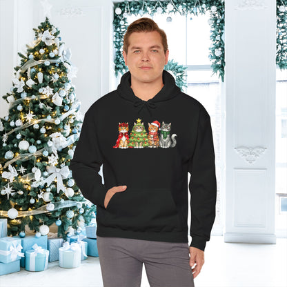 Purrfectly Festive Adult Heavy Blend™ Hoodie