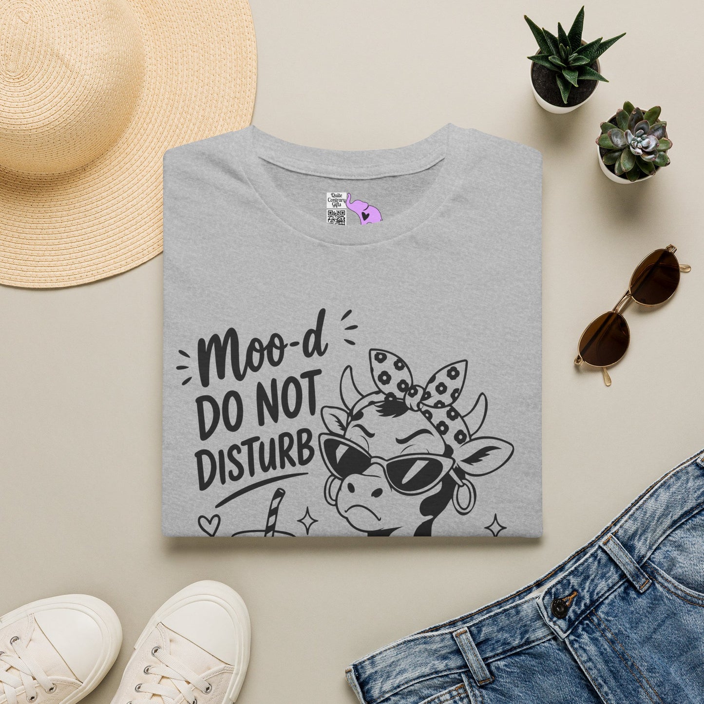 Moo-d: Do Not Disturb Given Adult T-shirt