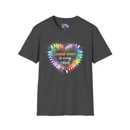 Fight Cancer in All Colors 16 Adult T-shirt