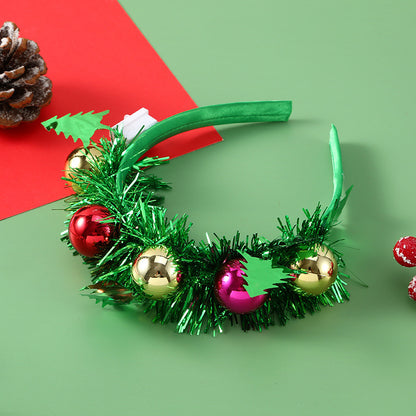 Christmas Tinsel Light-Up Headbands Variety