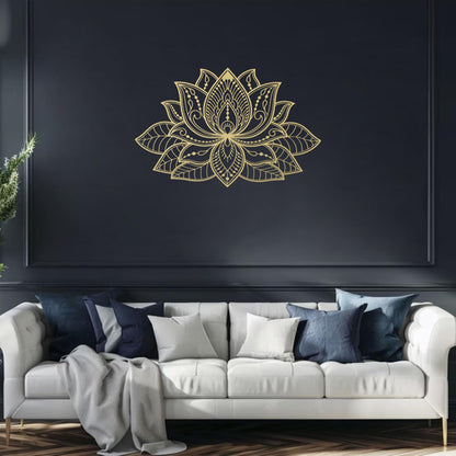 Lotus Aluminum Wall Art