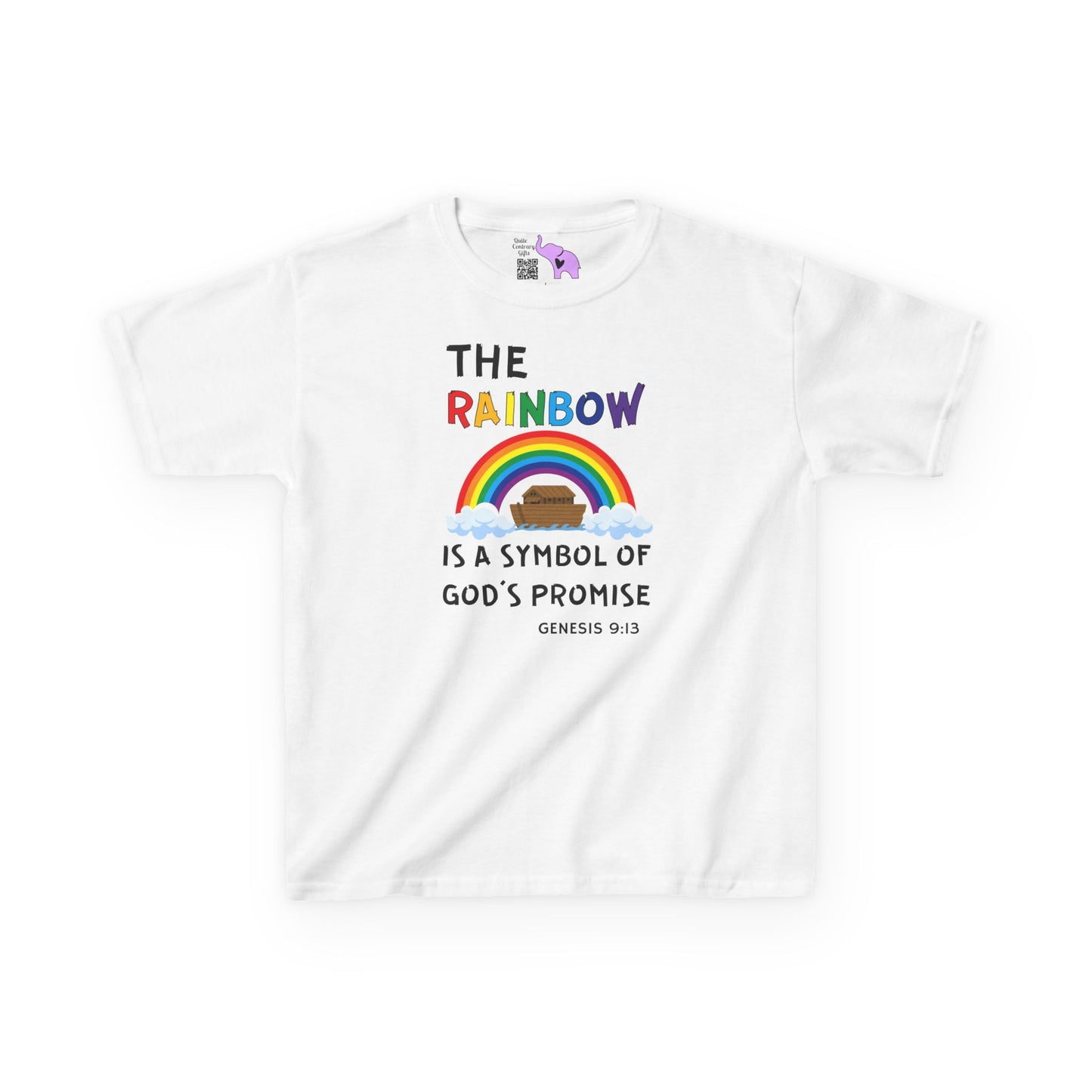 The Rainbow is A Symbol of God's Promise Kids Heavy Cotton™ Tee