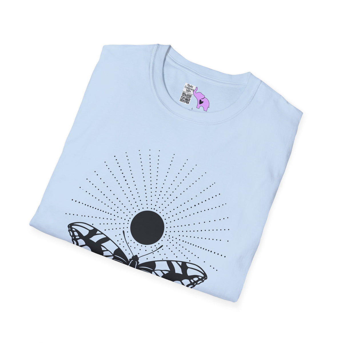 Butterfly w/Sun, Moon, & Stars Adult T-shirt