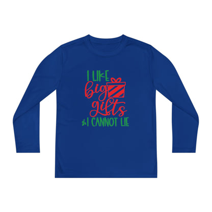 I Like Big Gifts & I Cannot Lie Youth Long Sleeve Tee