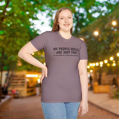 My People Skills Are Just Fine... Adult T-shirt