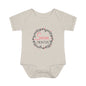 Pink Milestone Wreath Onesie-Seven Months