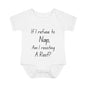 If I Refuse To Nap Am I Resisting A Rest? Infant Baby Rib Bodysuit