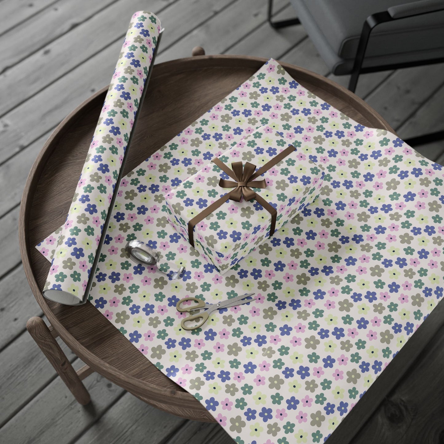 Earthbound Blooms Wrapping Paper