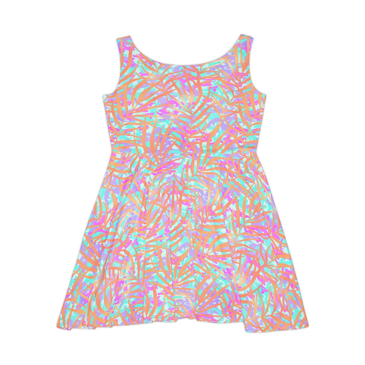 Tropical Sunset Palms Women's Skater Dress