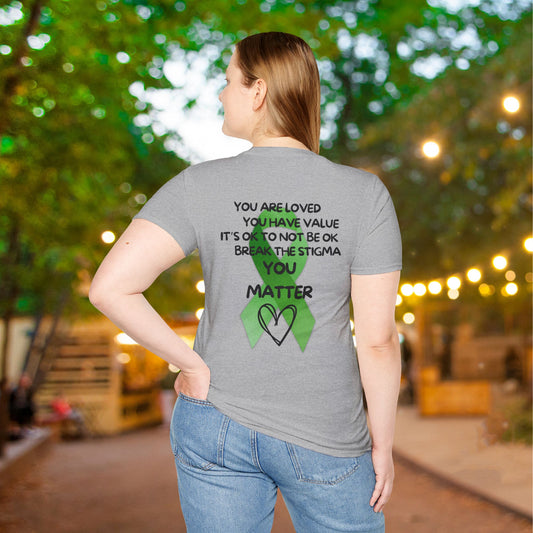 You Matter Mental Health Awareness Adult T-shirt