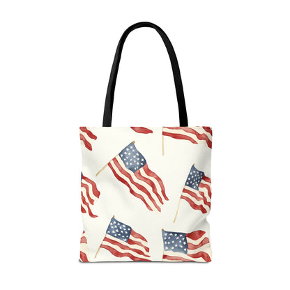 Waves of Freedom Canvas Tote Bag
