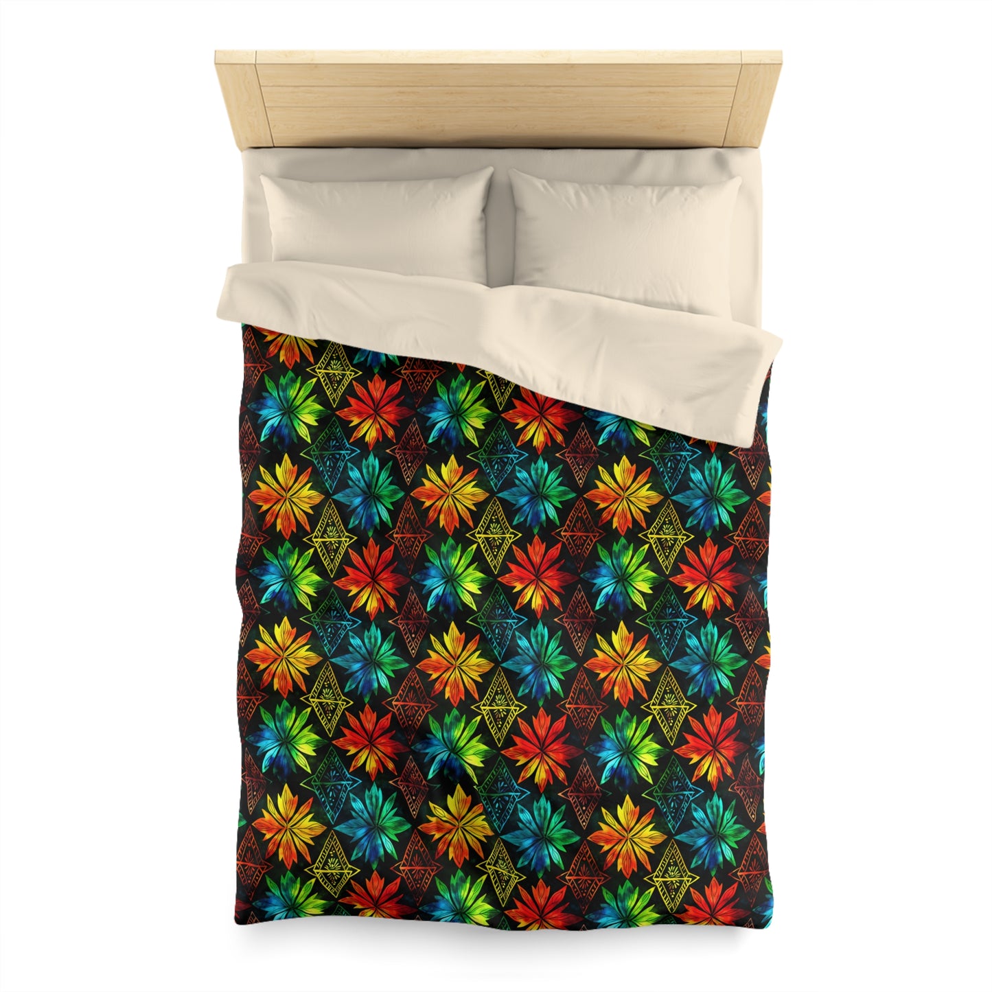 Celebration Mosaic Microfiber Duvet Cover