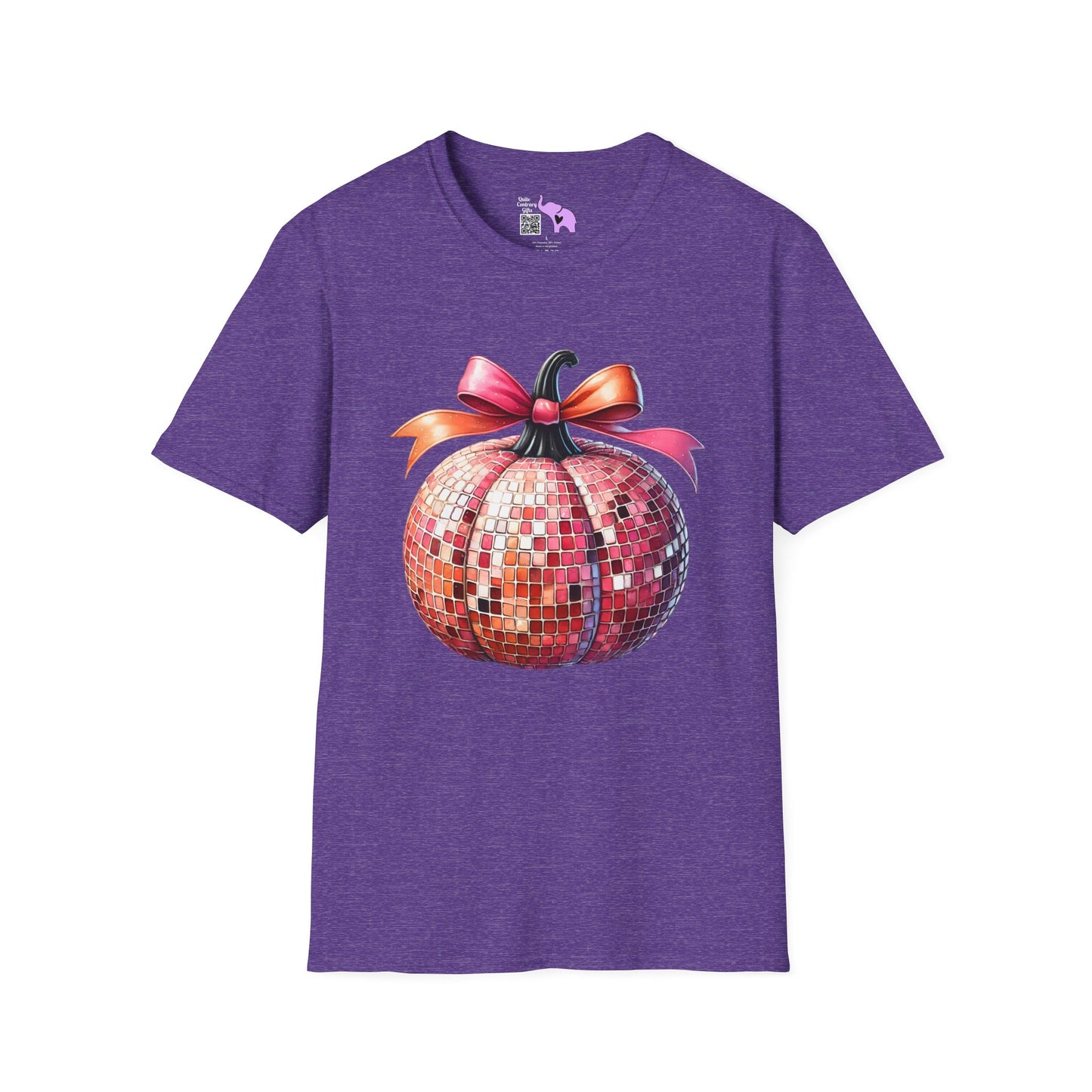 Disco Pumpkin Adult T-shirt