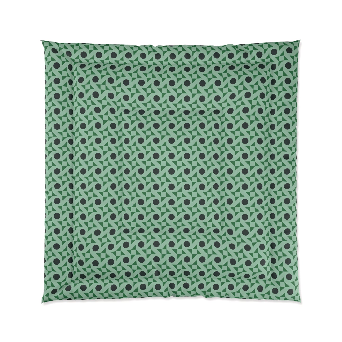 Emerald Pinwheels Comforter