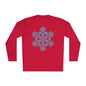 Large Snowflake Adult Long Sleeve Tee