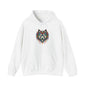 Colorful Wolf 2 Heavy Blend™ Hooded Sweatshirt