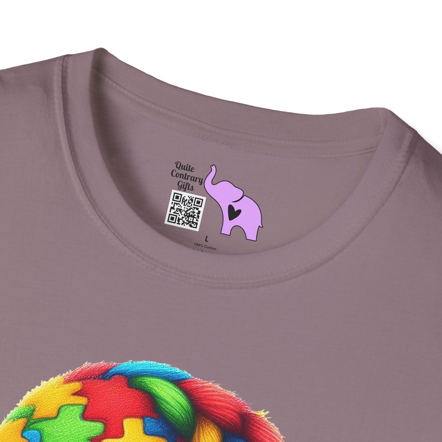 Autism Awarness Gnome Adult T-shirt