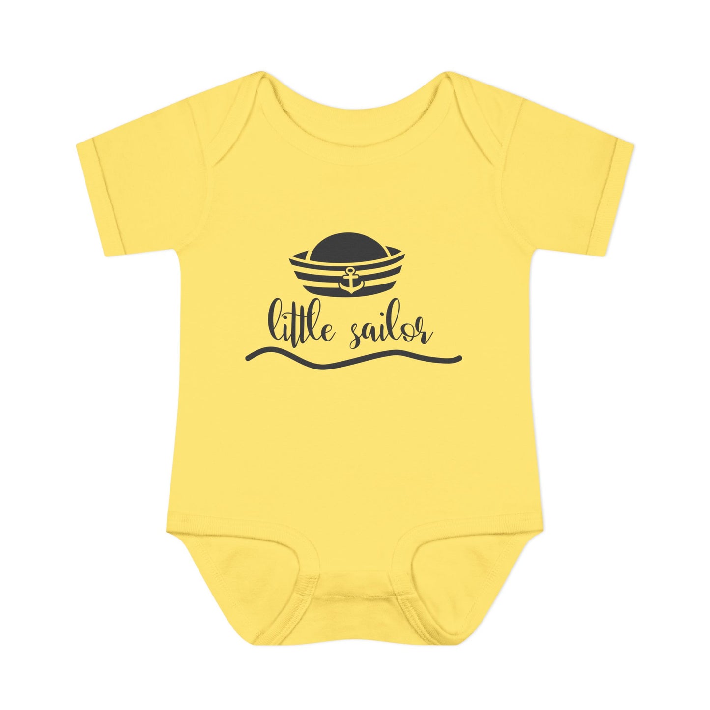 Little Sailor Baby Rib Bodysuit