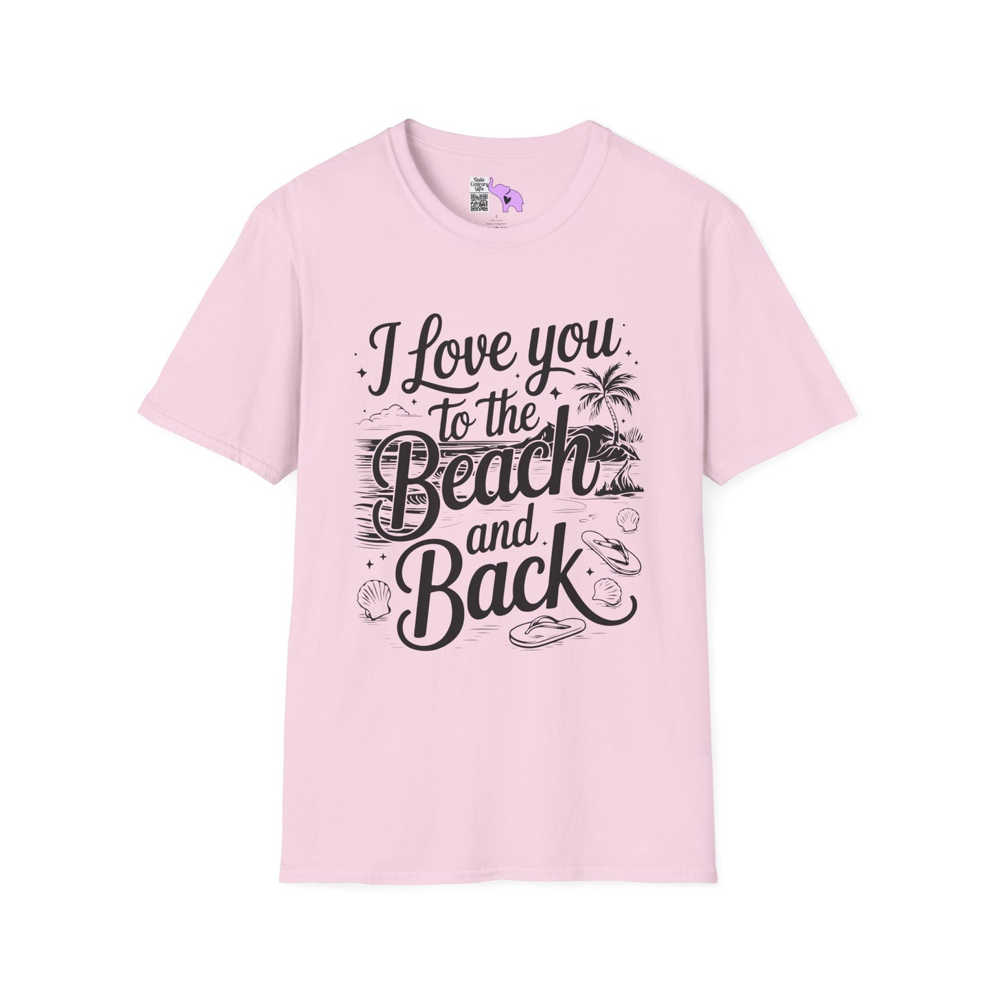 I Love You to the Beach and Back Adult T-shirt