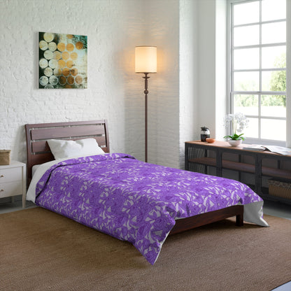 Lavender Peony Symphony Basic Bedding Set