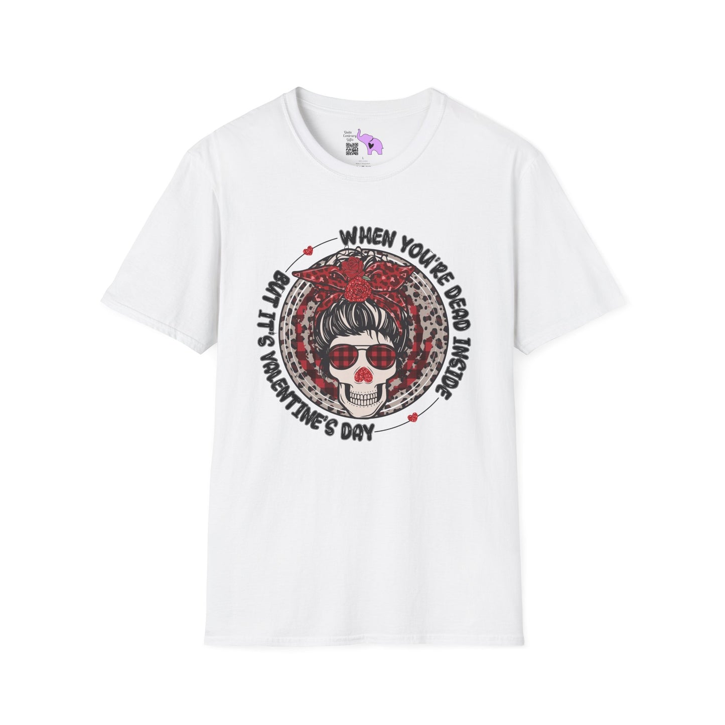 When You're Dead Inside But It's Valentine's Day Adult T-shirt