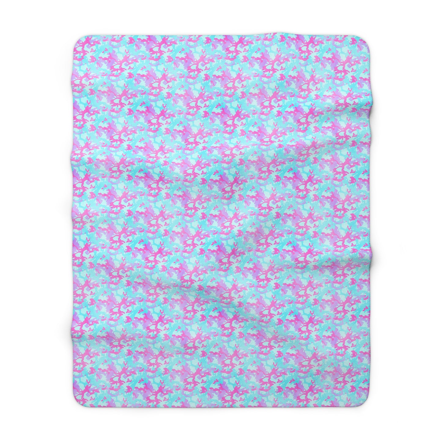 Cotton Candy Camo Fleece Blanket