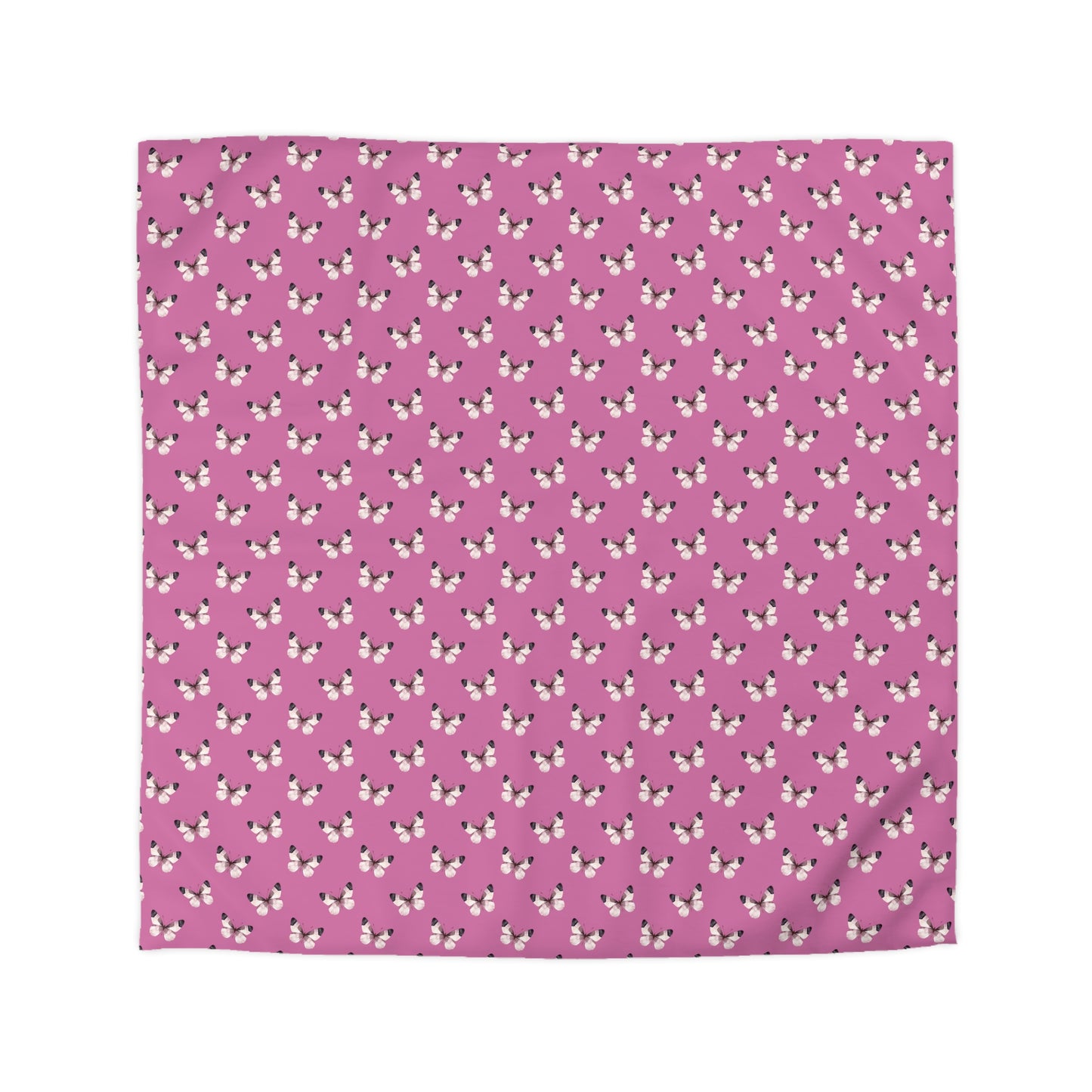 Blush Flutter Microfiber Duvet Cover