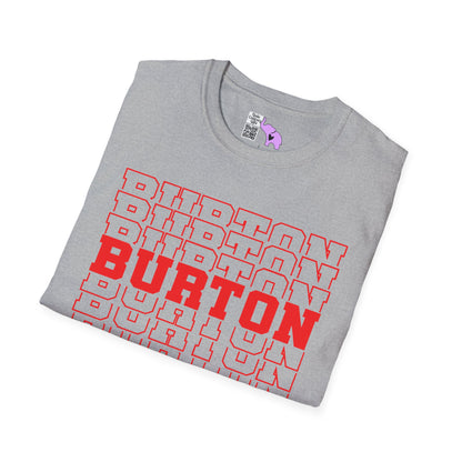 Burton (Stacked) Adult T-shirt