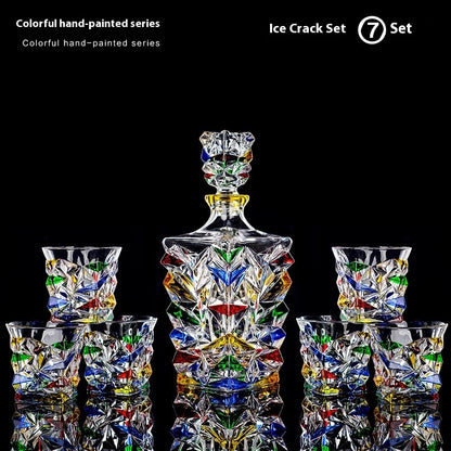 Colorful Crystal Liquor Glass Set