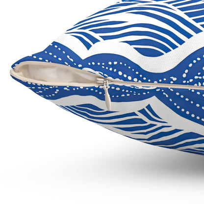 Ethereal Tides Throw Pillow