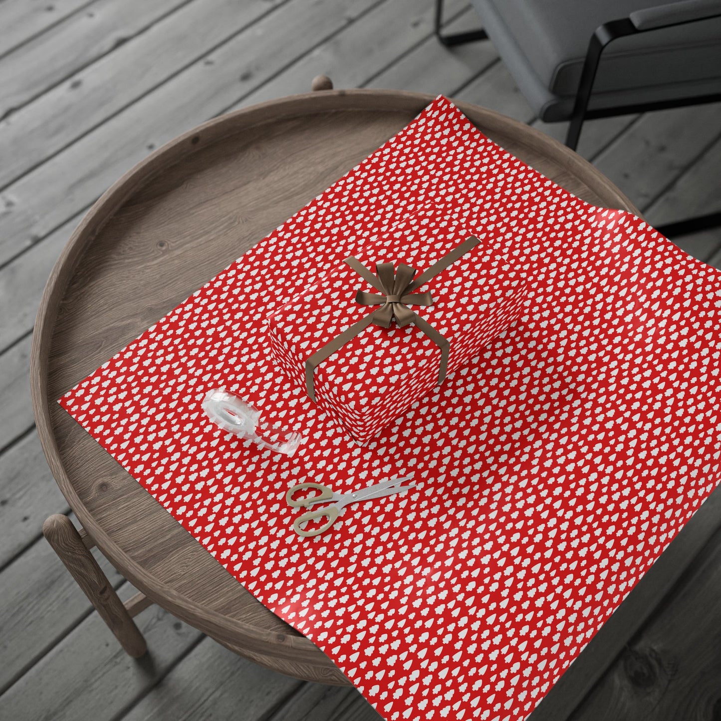 Festive Silhouettes Wrapping Paper