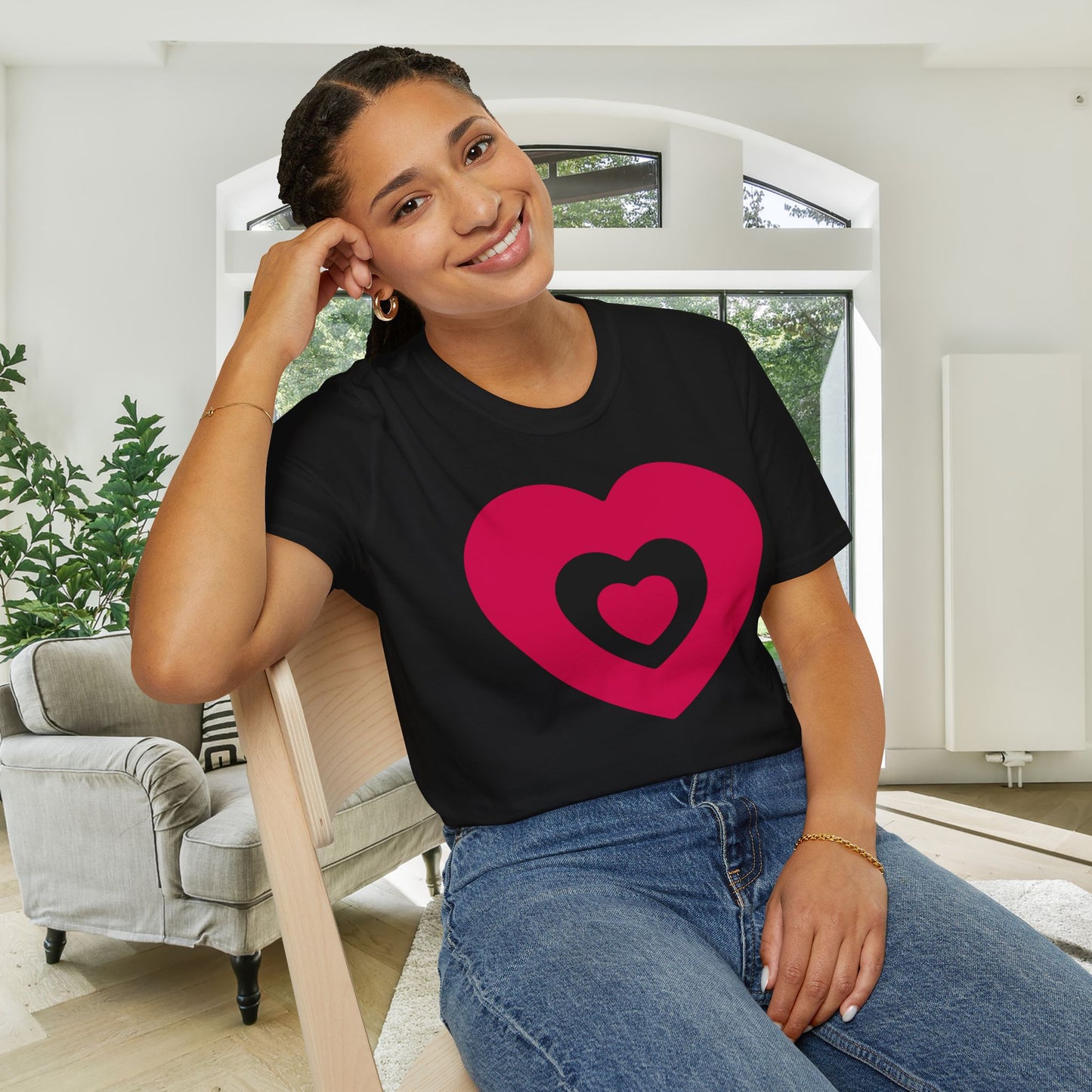 Heart 6 Adult Unisex Tshirt