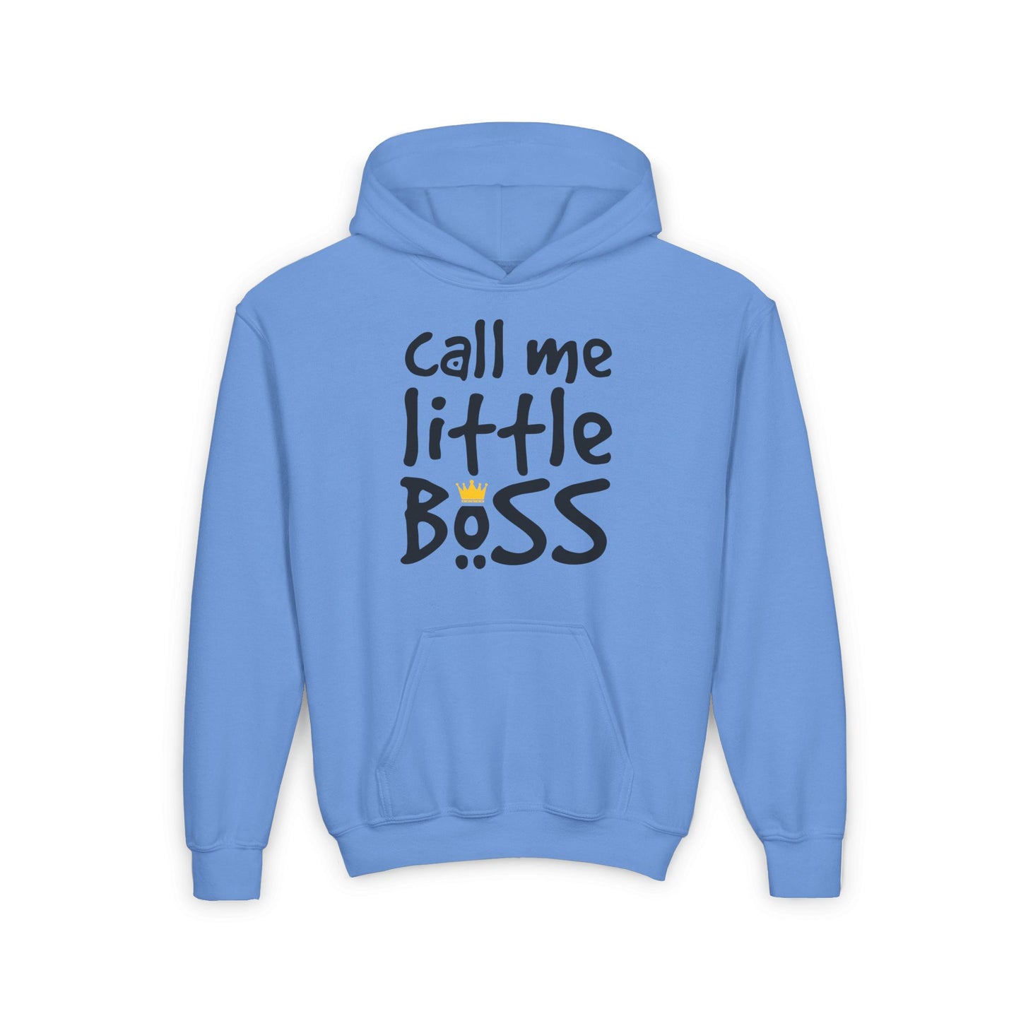 Call Me Little Boss Youth Heavy Blend Hoodie