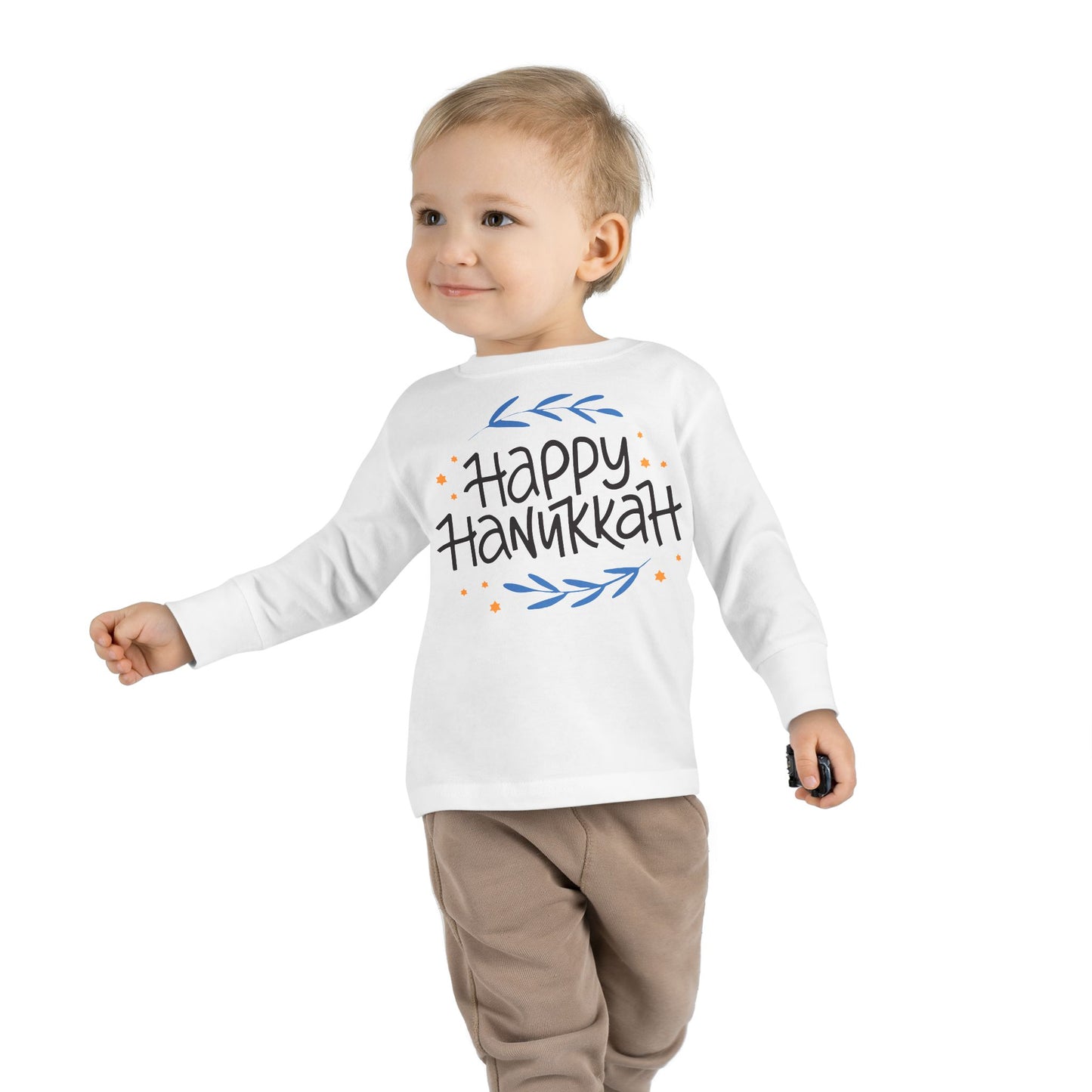 Happy Hanukkah 2 Toddler Long Sleeve Tee