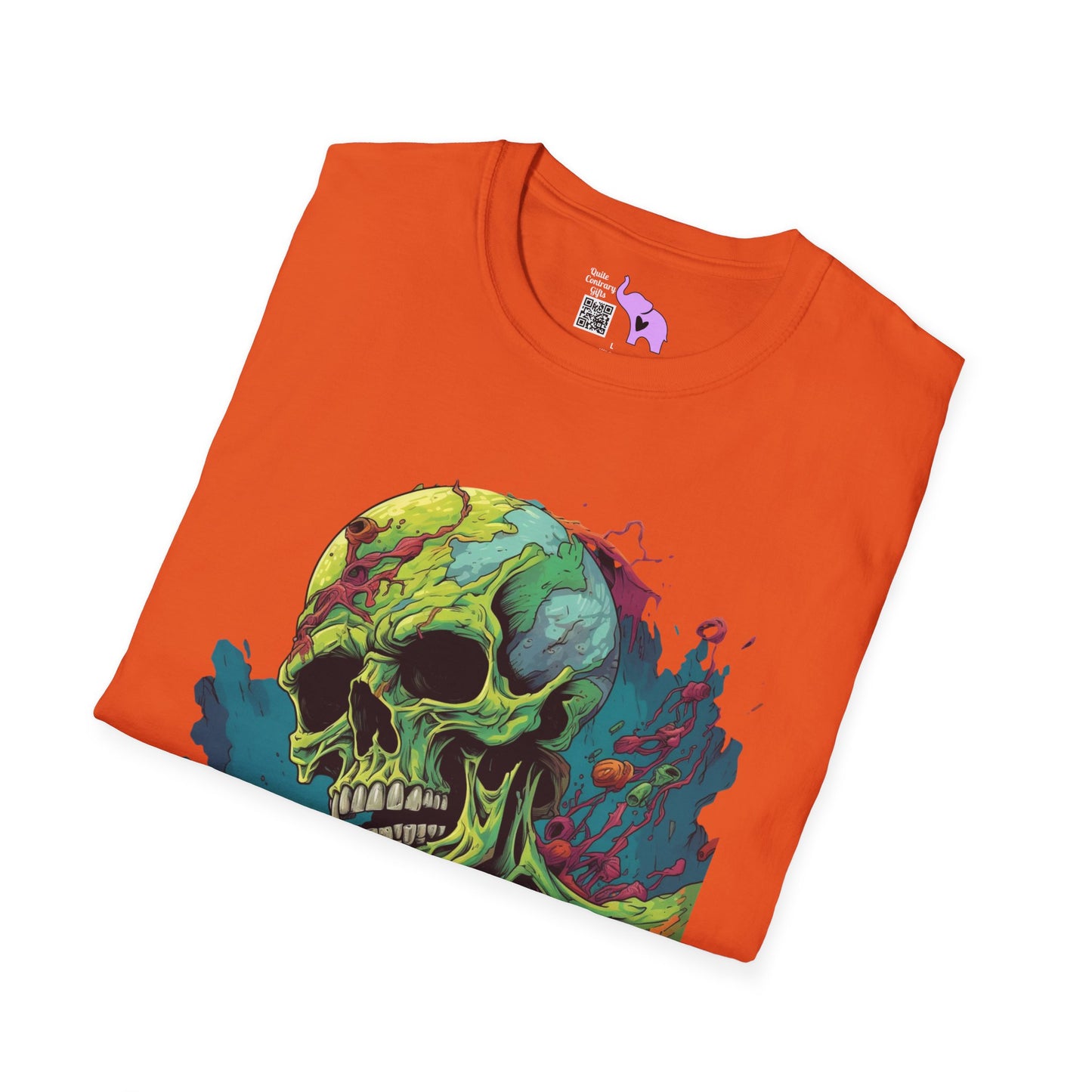 Surreal Skullscape Adult T-shirt