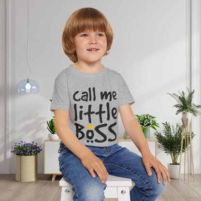 Call Me Little Boss Heavy Cotton™ Toddler T-shirt