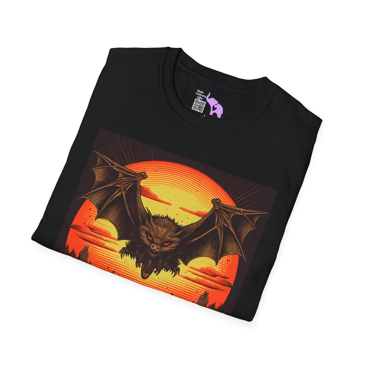 Creepy Bats Over Moon 4 T-shirt